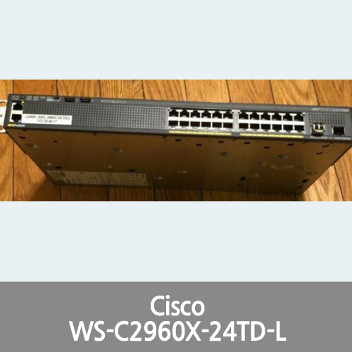 [Cisco] WS-C2960X-24TD-L Switch - 24 GigE, 2 x 10G SFP+, LAN Base