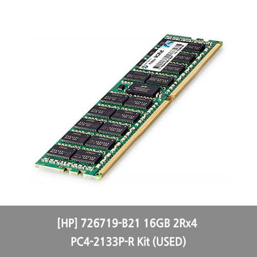 [메모리][HP] 726719-B21 16GB 2Rx4 PC4-2133P-R Kit (USED)