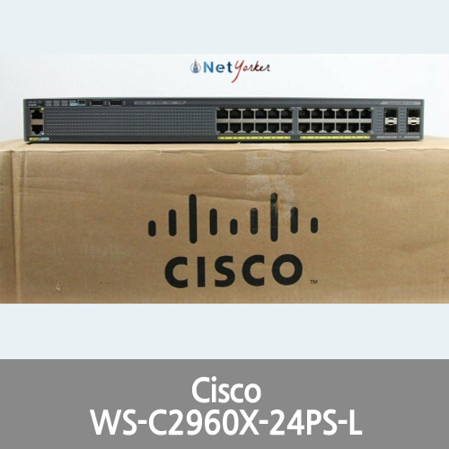 [Cisco] WS-C2960X-24PS-L • 24-Port 10/100/1000 Ethernet Switch ■FASTSHIPPING■