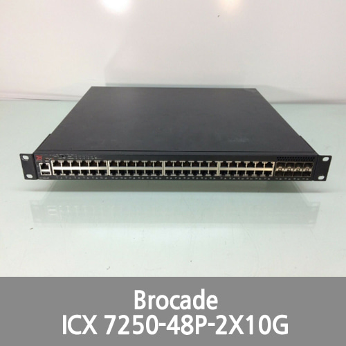 [Brocade][Ruckus] ICX7250-48P-2X10G 48-Port PoE Switch w/ 2x 10G License