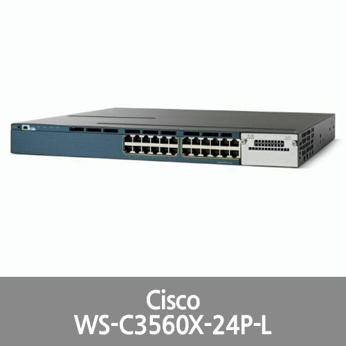 [Cisco] WS-C3560X-24P-L 3560X 24PORT POE LAN BASE