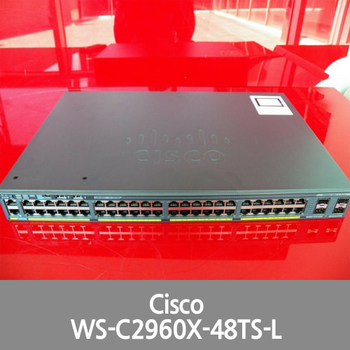 [Cisco] WS-C2960X-48TS-L Catalyst 2960-X 48 GigE, 4 x 1G SFP, LAN Base