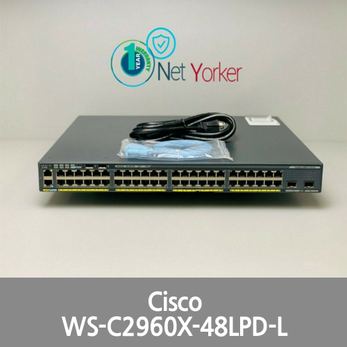 [Cisco] Genuine WS-C2960X-48LPD-L Catalyst 48-Port PoE Gigabit Switch ■FastShip■