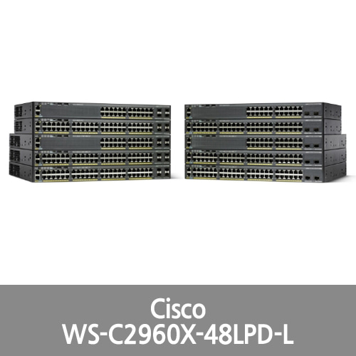 [Cisco] Catalyst WS-C2960X-48LPD-L network switch Managed L2 Gigabit Ethernet