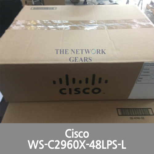 [Cisco] WS-C2960X-48LPS-L 48 Port PoE Switch 740W AC Power LAN Base Switch