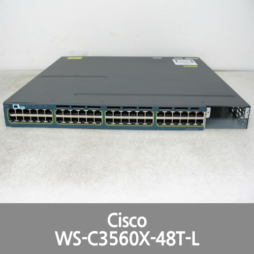 [Cisco] WS-C3560X-48T-L 48-Port Gigabit 3560-X Switch - TESTED 1GV