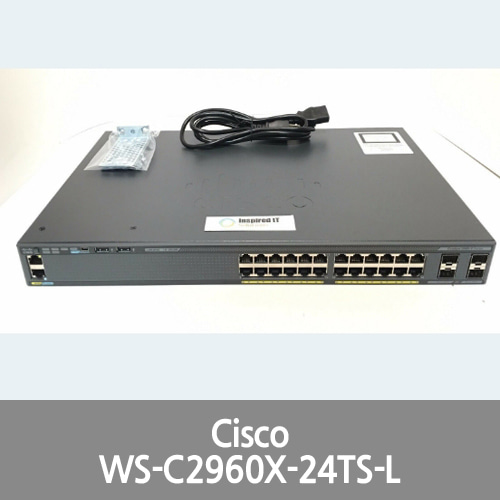 [Cisco] WS-C2960X-24TS-L - Catalyst 2960-X 24 GigE, 4 x 1G SFP, LAN Base *Same Day Ship*