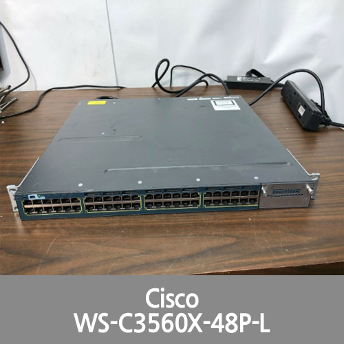 [Cisco] Catalyst WS-C3560X-48P-L V02 PoE Managed Gigabit Eithernet Switch