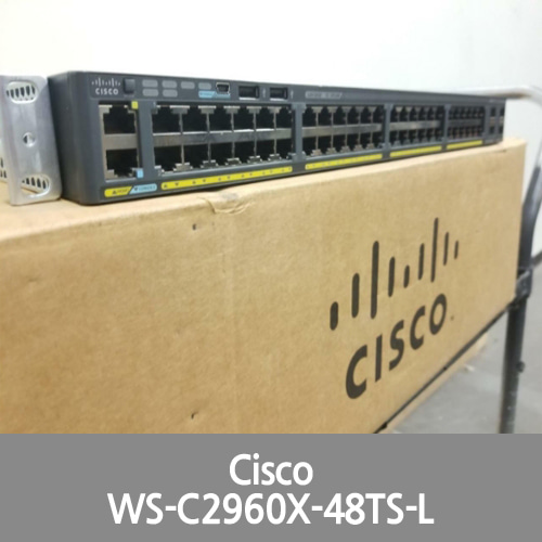 [Cisco] WS-C2960X-48TS-L 48 GigE, 4 x 1G SFP, LAN Base Image