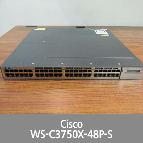 [Cisco] WS-C3750X-48P-S CISCO 48 PORT SWITCH