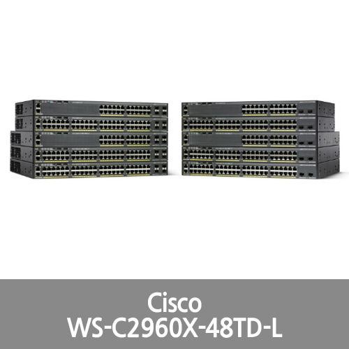 [Cisco] Catalyst WS-C2960X-48TD-L network switch Managed L2 Gigabit Ethernet