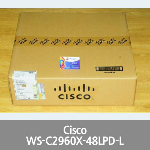 [Cisco] WS-C2960X-48LPD-L L2 Gigabit Ethernet Network Managed Switch