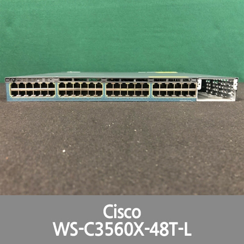 [Cisco] Catalyst WS-C3560X-48T-L V01 48-Port Gigabit Managed Switch