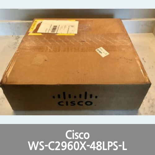 [Cisco] WS-C2960X-48LPS-L Catalyst 2960-X Series 48 Port PoE Switch - NEW