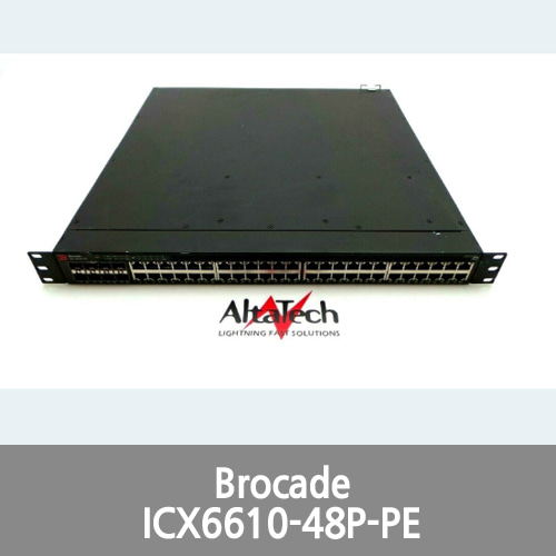 [Brocade][Ruckus] Cisco ICX6610-48P-PE Brocade 48 Port PoE+ 1G RJ45 Ethernet Switch - Fully Tested