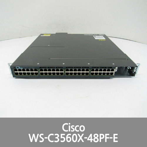 [Cisco] WS-C3560X-48PF-E 48x10/100/1000 Full PoE+ Layer 3 IPServ Switch w/ 1100WAC