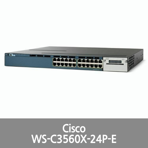 [Cisco] WS-C3560X-24P-E 3560-X Series 24 Port PoE IP Services