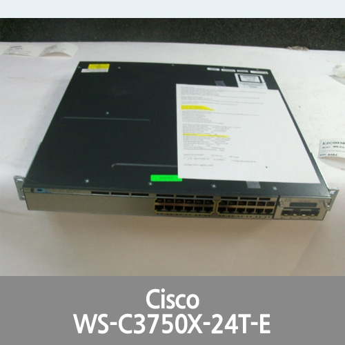 [Cisco] CATALYST WS-C3750X-24T-E 24-PORT GIGABIT ETHERNET SWITCH W/ IPSERVICES LIC