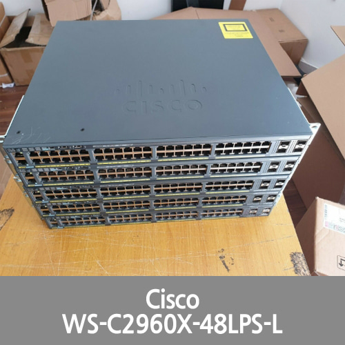 [Cisco] WS-C2960X-48LPS-L 48-Port PoE Switch With Express Delivery Worldwide