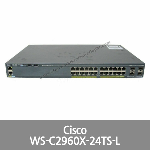 [Cisco] WS-C2960X-24TS-L 24-Port 10/100/1000 Gigabit Switch 2960X 1 Year Warranty
