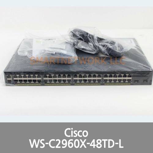 [Cisco] WS-C2960X-48TD-L 2960-X SFP 48 Port LAN Base Switch