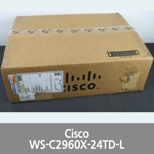 [Cisco] WS-C2960X-24TD-L 2960-X 24 GigE 2x 10G SFP+ LAN Base Catalyst Switch