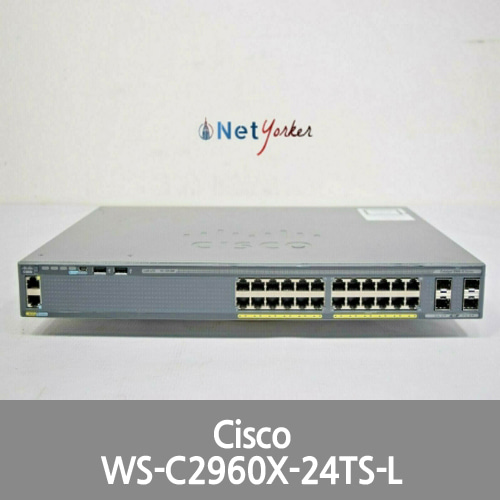 [Cisco] WS-C2960X-24TS-L • 24-Port 2960X Gigabit Ethernet Switch ■SAMEDAYSHIPPING■