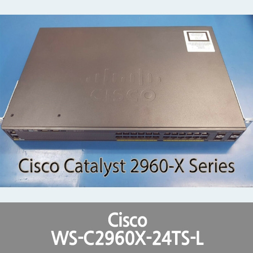 [Cisco] Catalyst 2960-X Series 24 Port Gigabit Managed Switch WS-2960X-24TS-L
