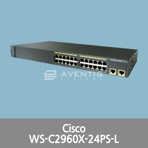 [Cisco] Catalyst WS-C2960X-24PS-L Managed Switch 24 Ports