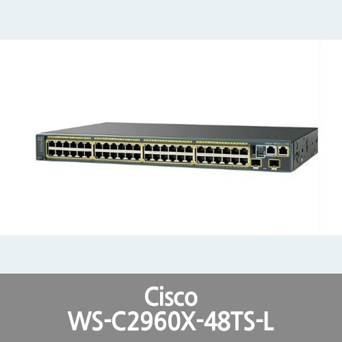 [Cisco] WS-C2960X-48TS-L 2960-X 48 Port SFP LAN Base Switch