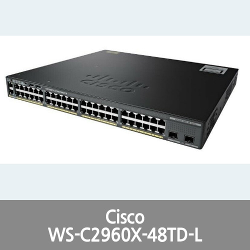 [Cisco] WS-C2960X-48TD-L Catalyst 2960-X Series 48 Port Switch - 2 x SFP+