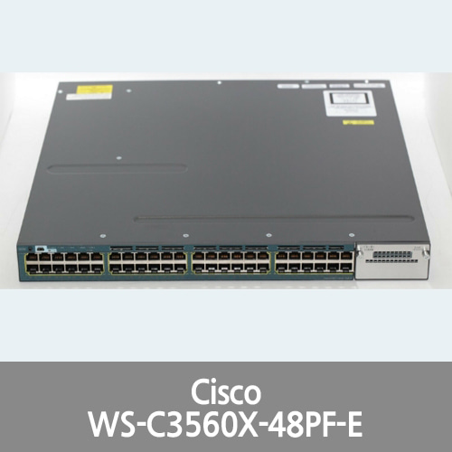 [Cisco] Catalyst WS-C3560X-48PF-E Ethernet Enterprise Network Switch