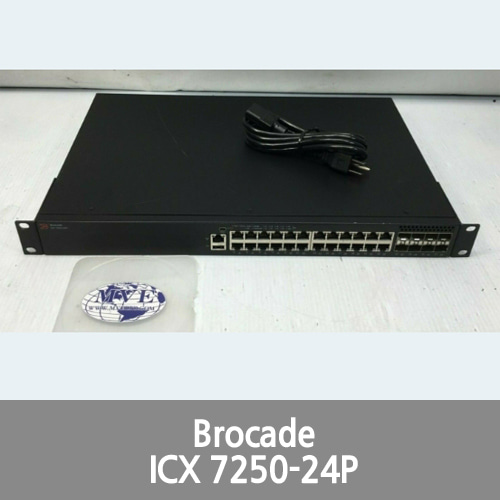 [Brocade][Ruckus] ICX7250-24P 24-PORT SWITCH W/ POWER CORD