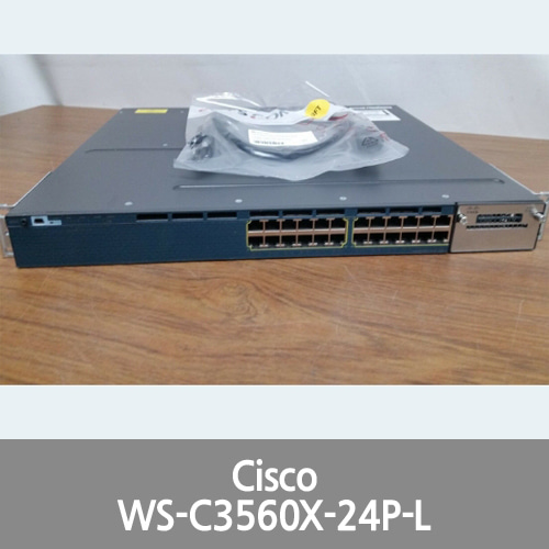 [Cisco] Catalyst 3560X Series PoE+ 24 Port Gigabit Switch (WS-C3560X-24P-L)