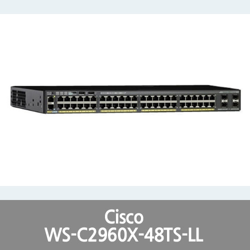 [Cisco] WS-C2960X-48TS-LL - Cisco Catalyst 2960X 48 GigE, 2 x 1G SFP, LAN Lite