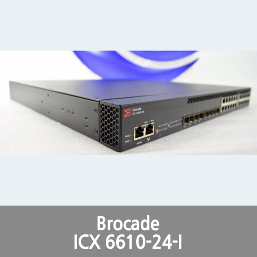 [Brocade][Ruckus] ICX6610-24-I 24-Port 1GbE RJ45 Switch with 8× 1GbE SFPP SKJ