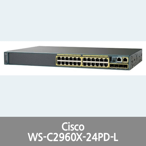 [Cisco] Catalyst WS-C2960X-24PD-L network switch Managed L2 Gigabit Ethernet