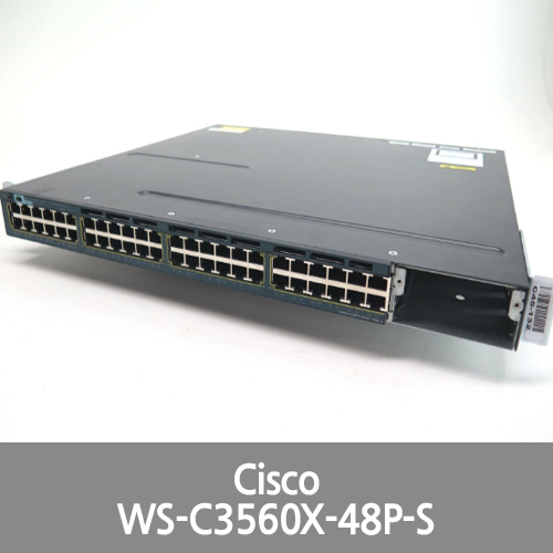 [Cisco] Catalyst 3560X WS-C3560X-48P-S Switch