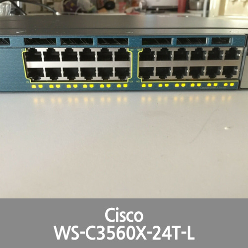 [Cisco] WS-C3560X-24T-L 24 Port Switch (2x) C3KX-PWR-350WAC &amp; C3KX-NM-1G
