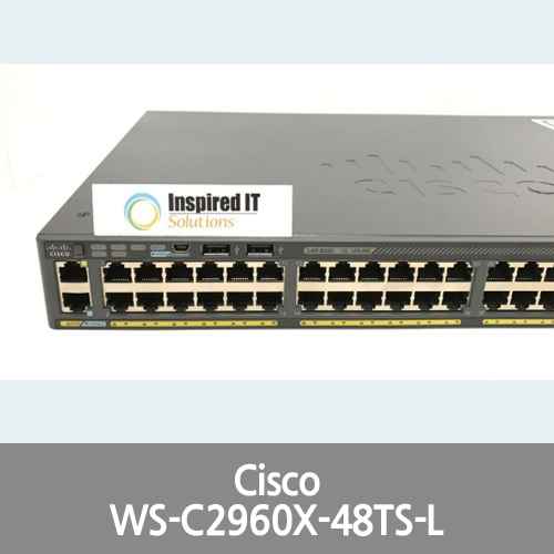 [Cisco] WS-C2960X-48TS-L - Cisco Catalyst 2960X 48 GigE, 4 x 1G SFP, LAN Base *FAST SHIP