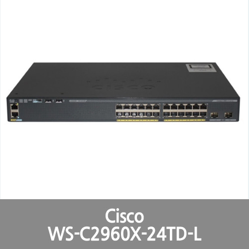 [Cisco] WS-C2960X-24TD-L Cisco Catalyst 2960X Series Switch
