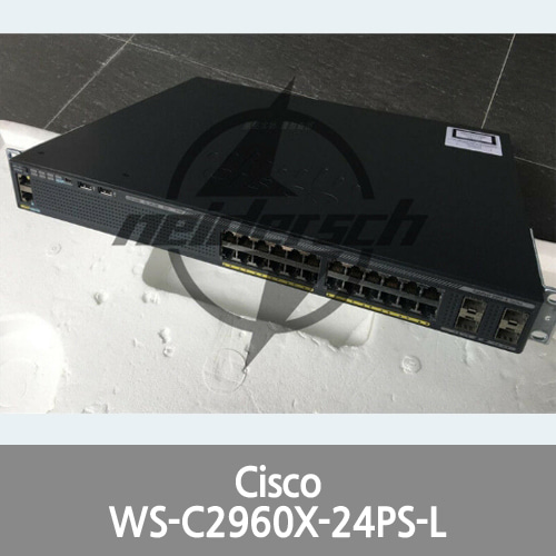 [Cisco] WS-C2960X-24PS-L 24-Port 10/100/1000 Ethernet Catalyst Switch