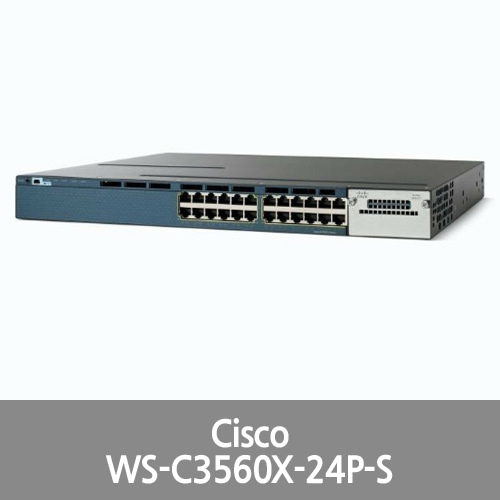[Cisco] WS-C3560X-24P-S 3560X Gigabit PoE Switch