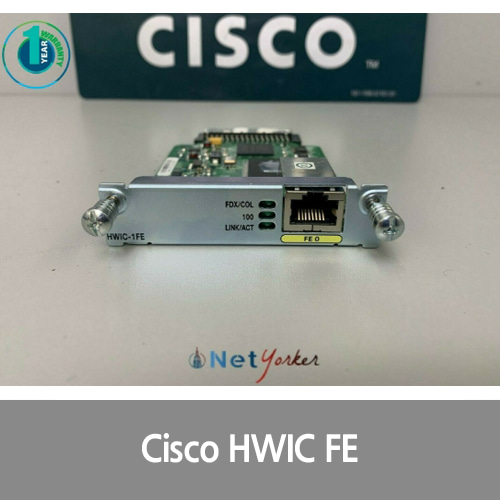 [Cisco][FE포트] HWIC-1FE • 1-Port High-Speed WAN Interface Card ■Same Day Shipping■