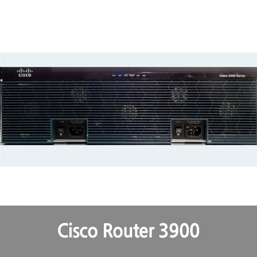 [Cisco] 3925 3-Port Gigabit Wired Router (C3900-SPE100/K9) with 2GB Dual PSU