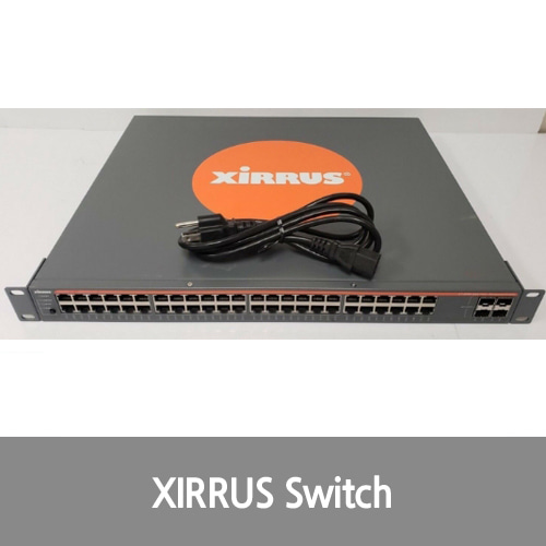 [중고][Xirrus] XT-5048 GBE POE+48-PORT L2+ GIGE MANAGED SWITCH w/ POWER CORD