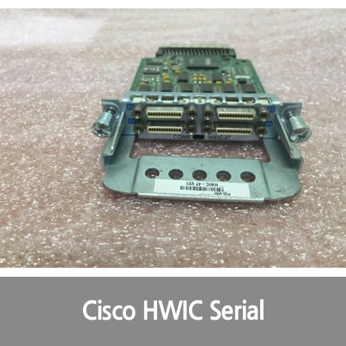 [Cisco][시리얼포트] HWIC-4T 4-Port Serial High-Speed WAN Interface Card Synchronous /Asynch MH