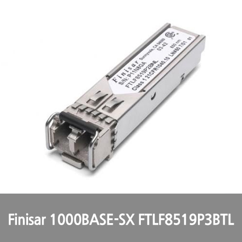 [Finisar][광모듈] 1000BASE-SX and 2G Fibre Channel (2GFC) 500m Industrial Temperature SFP Optical Transceiver FTLF8519P3BTL