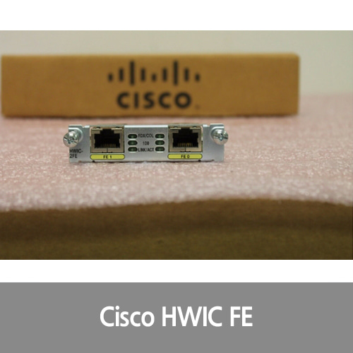 [Cisco][FE포트] HWIC-2FE High Speed WAN Interface Card 1YearWarranty 2+Available