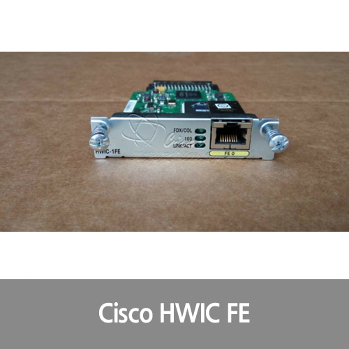 [Cisco][FE포트] HWIC-1FE 1-Port Fast Ethernet High-Speed WAN Interface Card